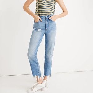 Madewell Light Blue Straight Leg Jeans